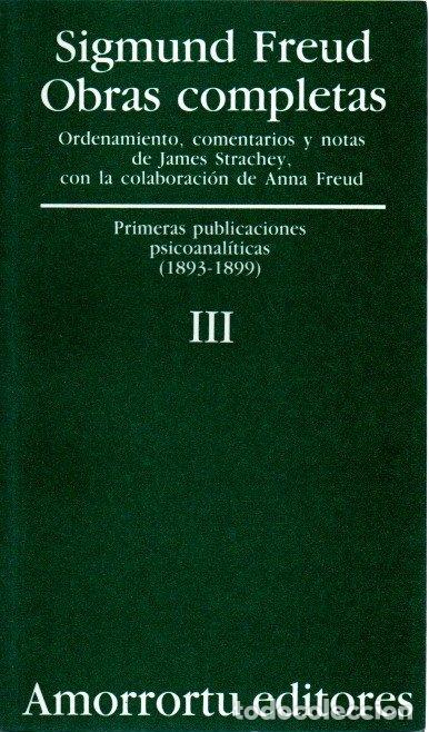 Libros: Obras completas III - Freud, Sigmund - Foto 1