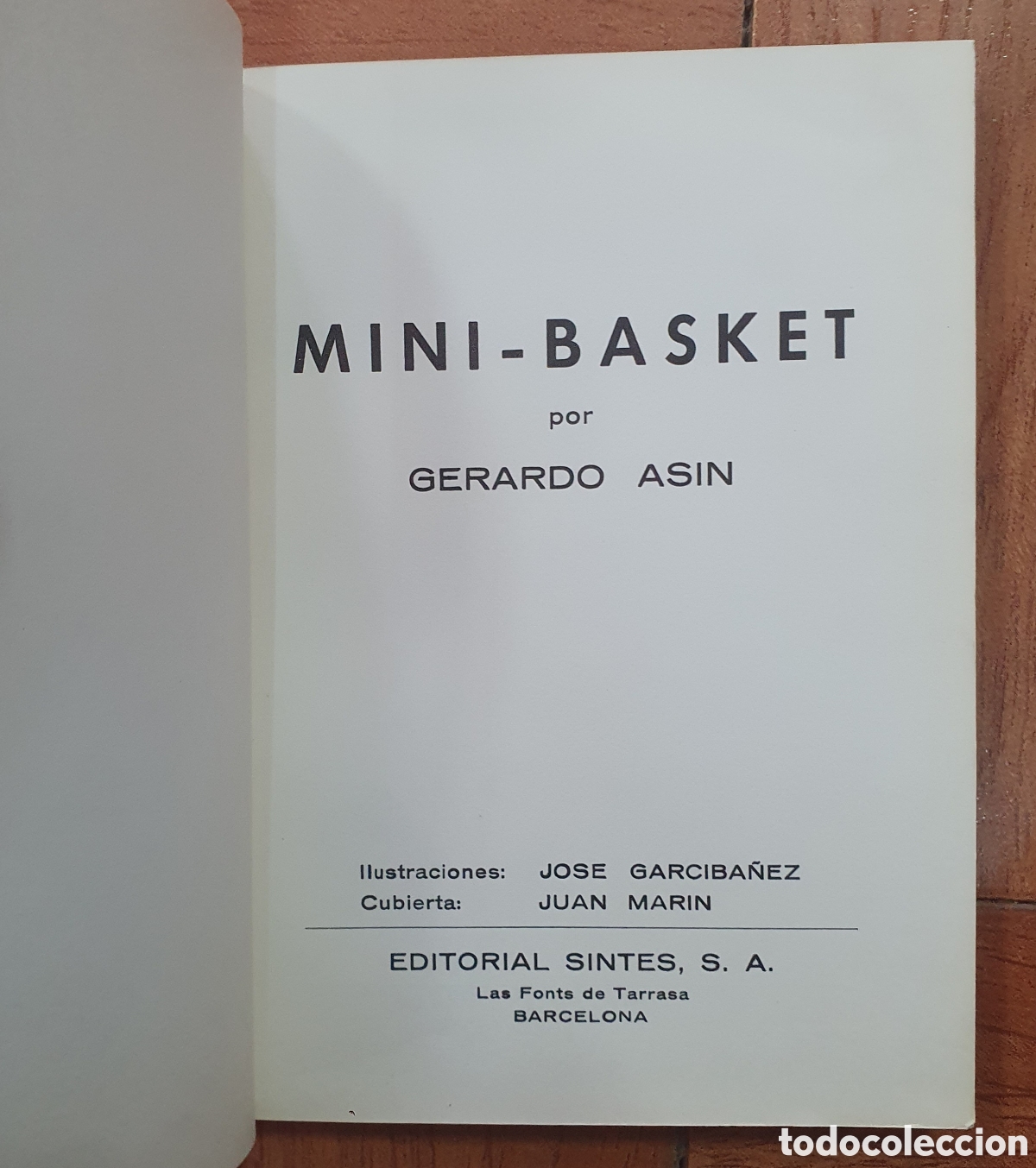 Libros: Mini Basket � Sintes 1969 - Gerardo Asin - Foto 3