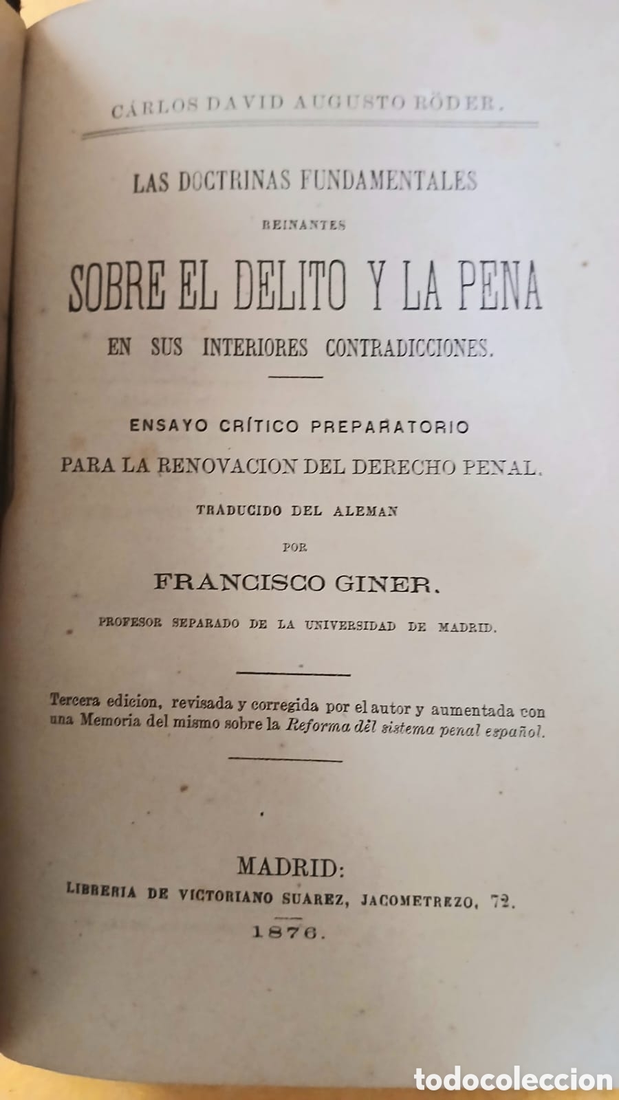 Libros: Doctrinas sobre el delito y la pena - Foto 4