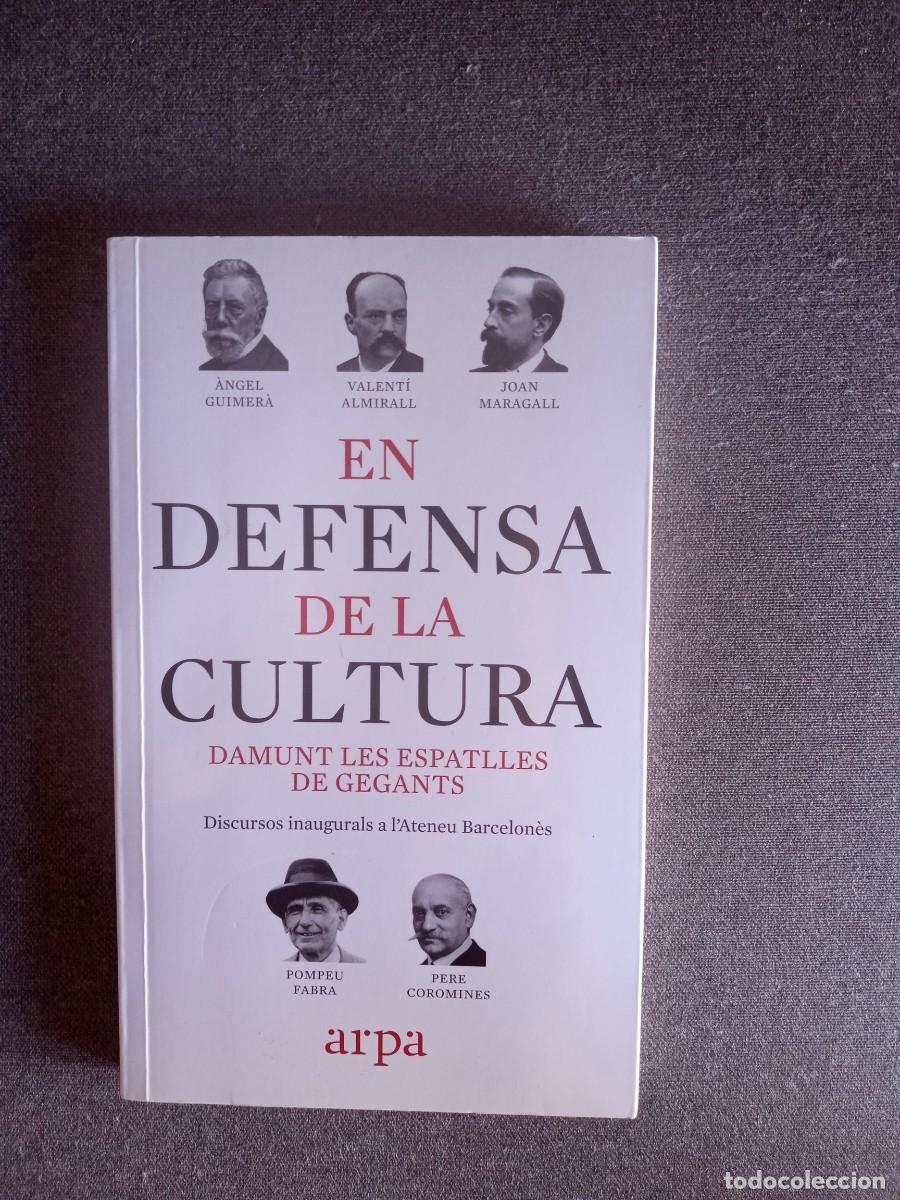 Libros: EN DEFENSA DE LA CULTURA, Damunt les espatlles de gegants