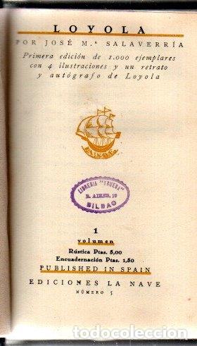 Libros: Loyola - Salaverr&iacute;a, Jose M&ordf; - Foto 1