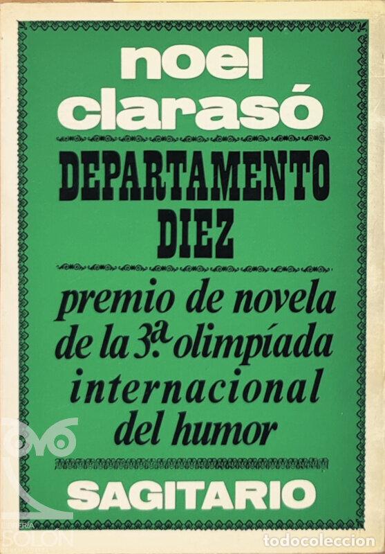 Libros: Departamento Diez - Noel Claras&oacute; - Foto 1