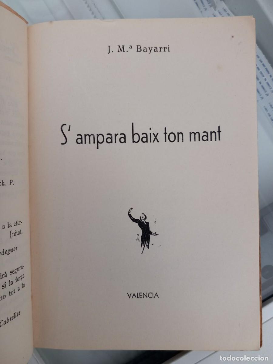 Libros: Sampara baix ton mant. - BAYARRI, J. M.&ordf;: - Foto 4