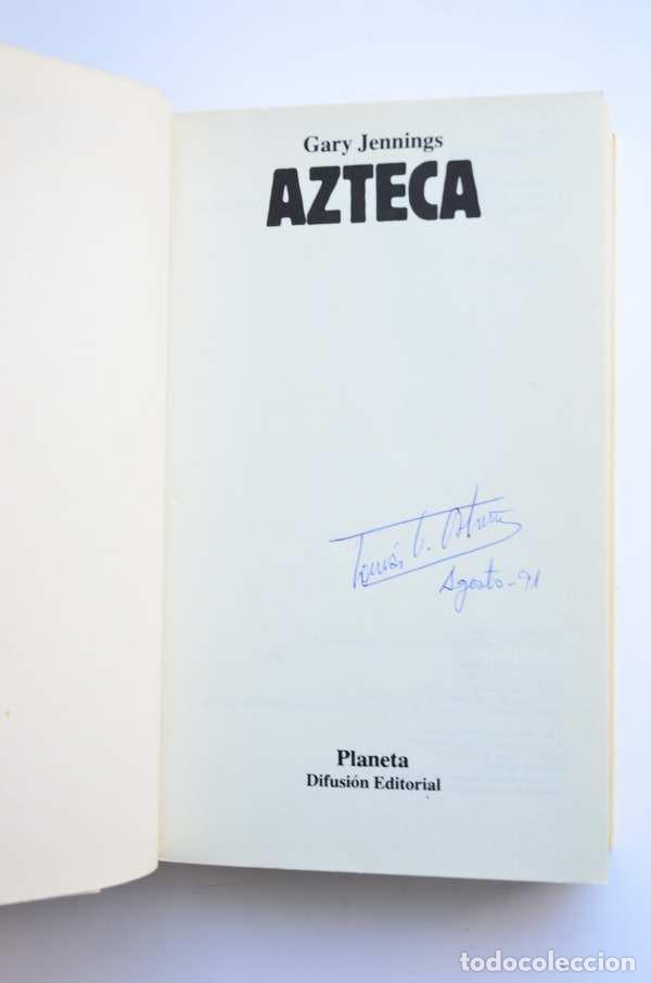 Libros: Azteca - JENNINGS, Gary - Foto 2