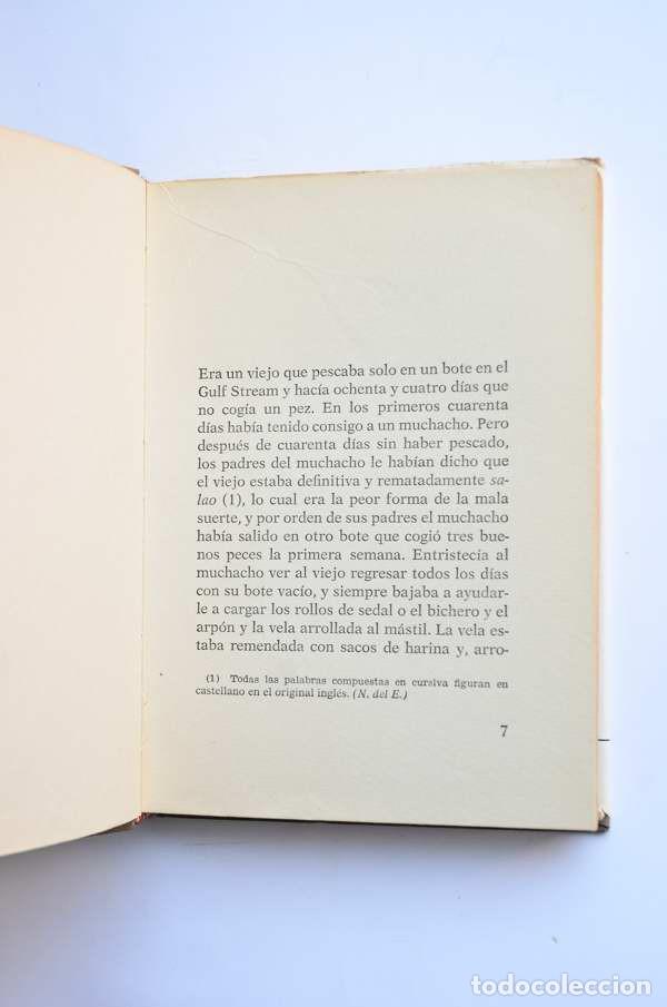 Libros: El viejo y el mar - HEMINGWAY, Ernest - Foto 4