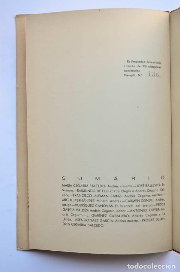Libros: Bodas de plata - CEGARRA SALCEDO, Andr&eacute;s - Foto 2
