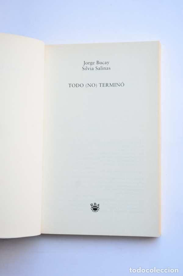 Libros: Todo (no) termin&oacute; - SALINAS, Silvia - Foto 2
