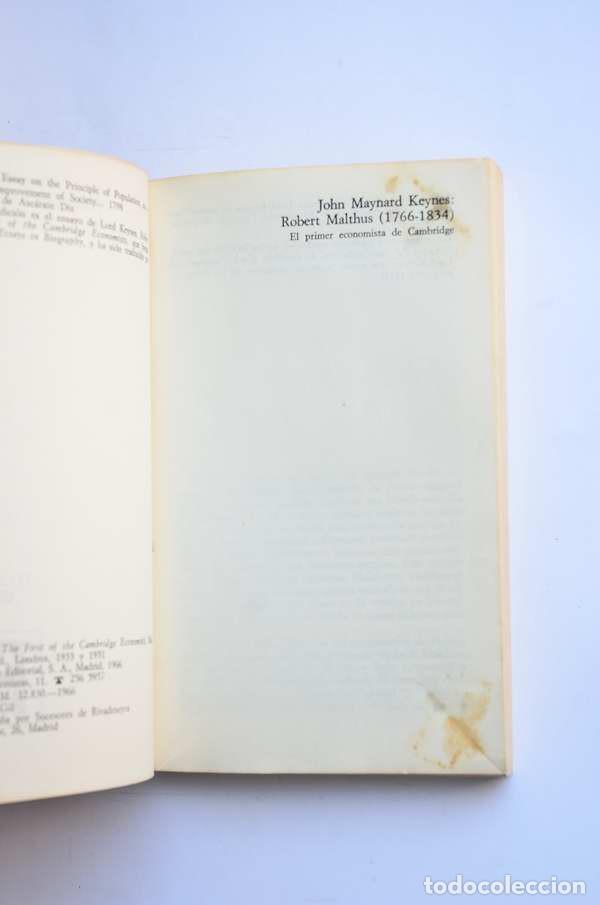 Libros: Primer ensayo sobre poblaci&oacute;n - MALTHUS, Thomas Robert - Foto 2