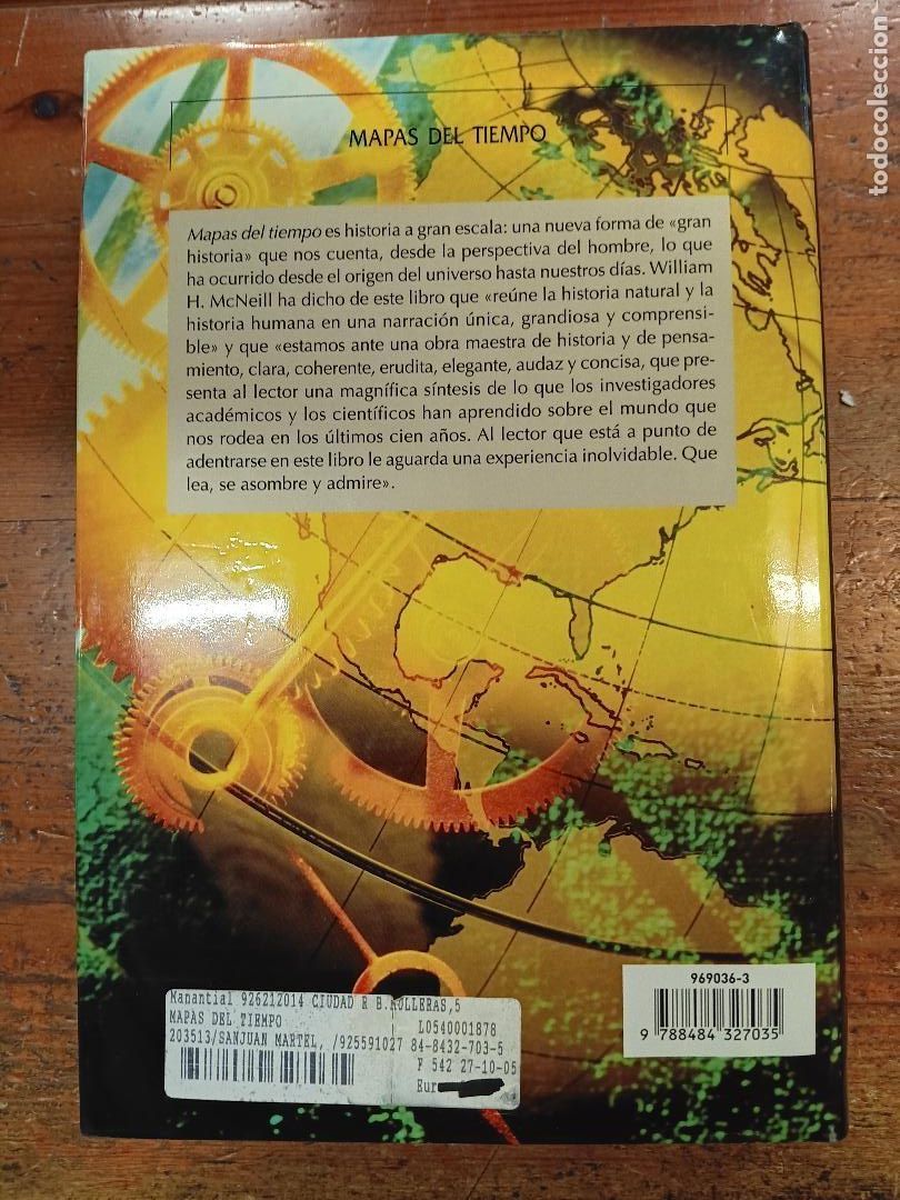 Libros: CHRISTIAN, DAVID - Mapas del tiempo. Introducci&oacute;n a la &rdquo;Gran Historia&rdquo; - Foto 2
