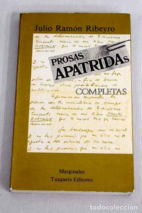 Libros: Prosas ap&aacute;tridas: (completas).- Ribeyro, Julio Ram&oacute;n - Foto 1
