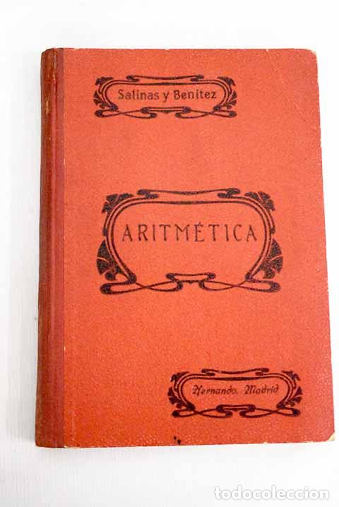 Libros: Aritm&eacute;tica: Salinas y Angulo, Ignacio.- Salinas y Angulo, Ignacio - Foto 1