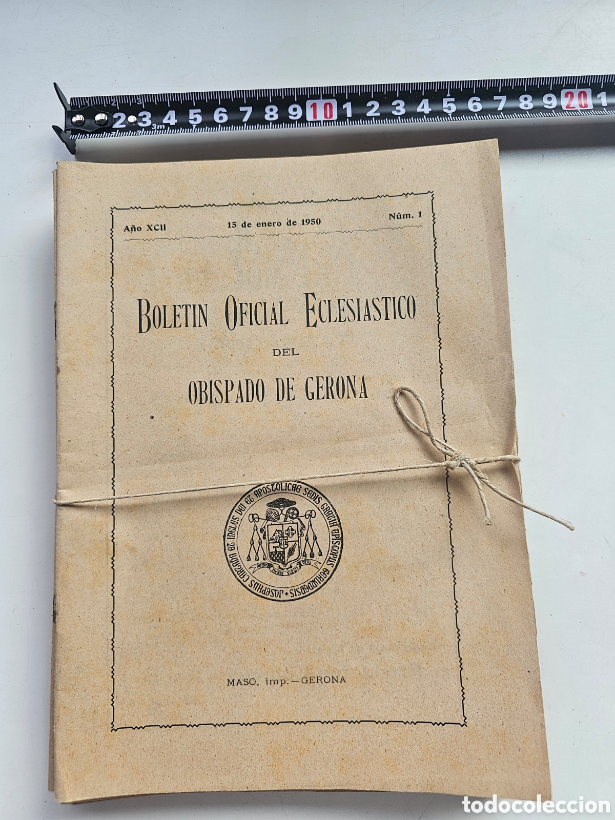 Libros: Boletin oficial eclesiastico del Obispado de Gerona 1950 13 tomos - Foto 2
