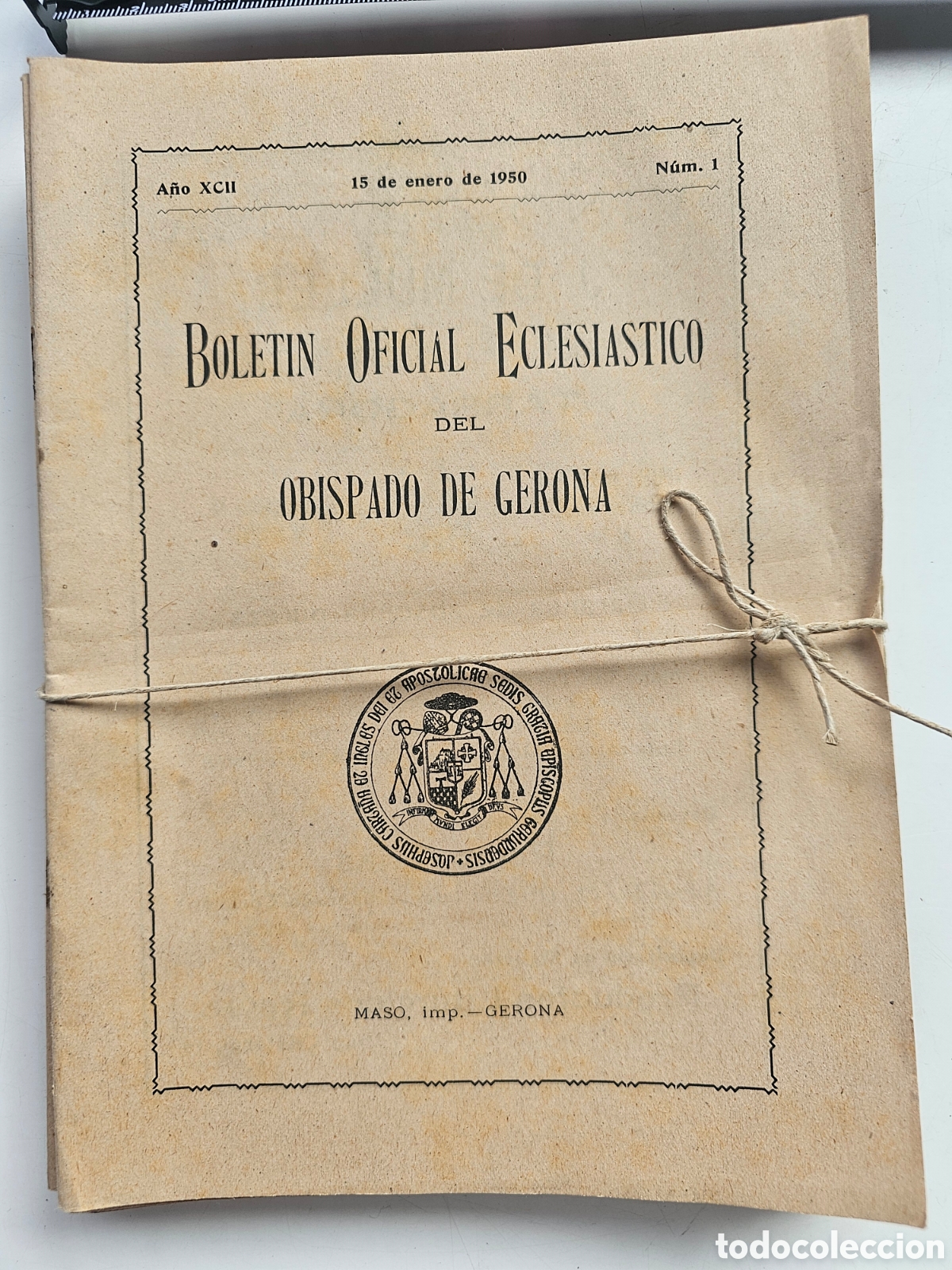 Libros: Boletin oficial eclesiastico del Obispado de Gerona 1950 13 tomos - Foto 1