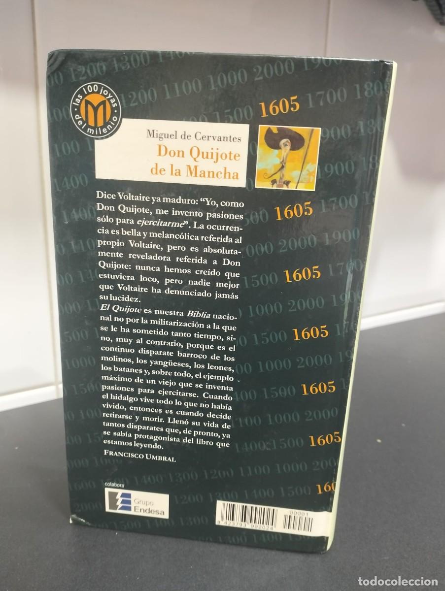 Libros: Libro - Don Quijote de la Mancha (Miguel de Cervantes)- Editorial Millenium. - Foto 2