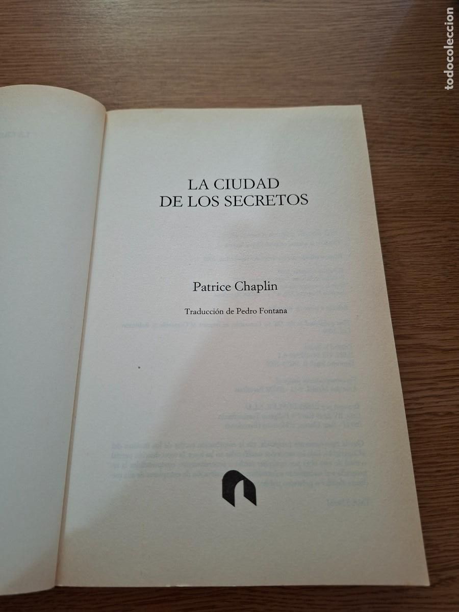Libros: LA CIUDAD DE LOS SECRETOS - Patrice Chaplin - Foto 5