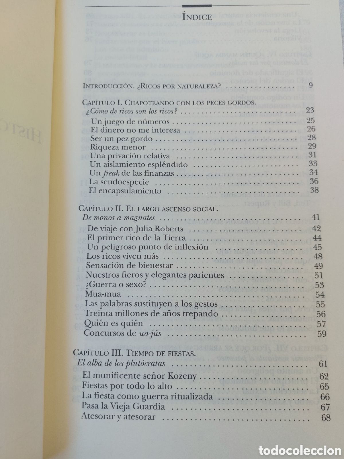 Libros: Historia natural de los ricos - Foto 2
