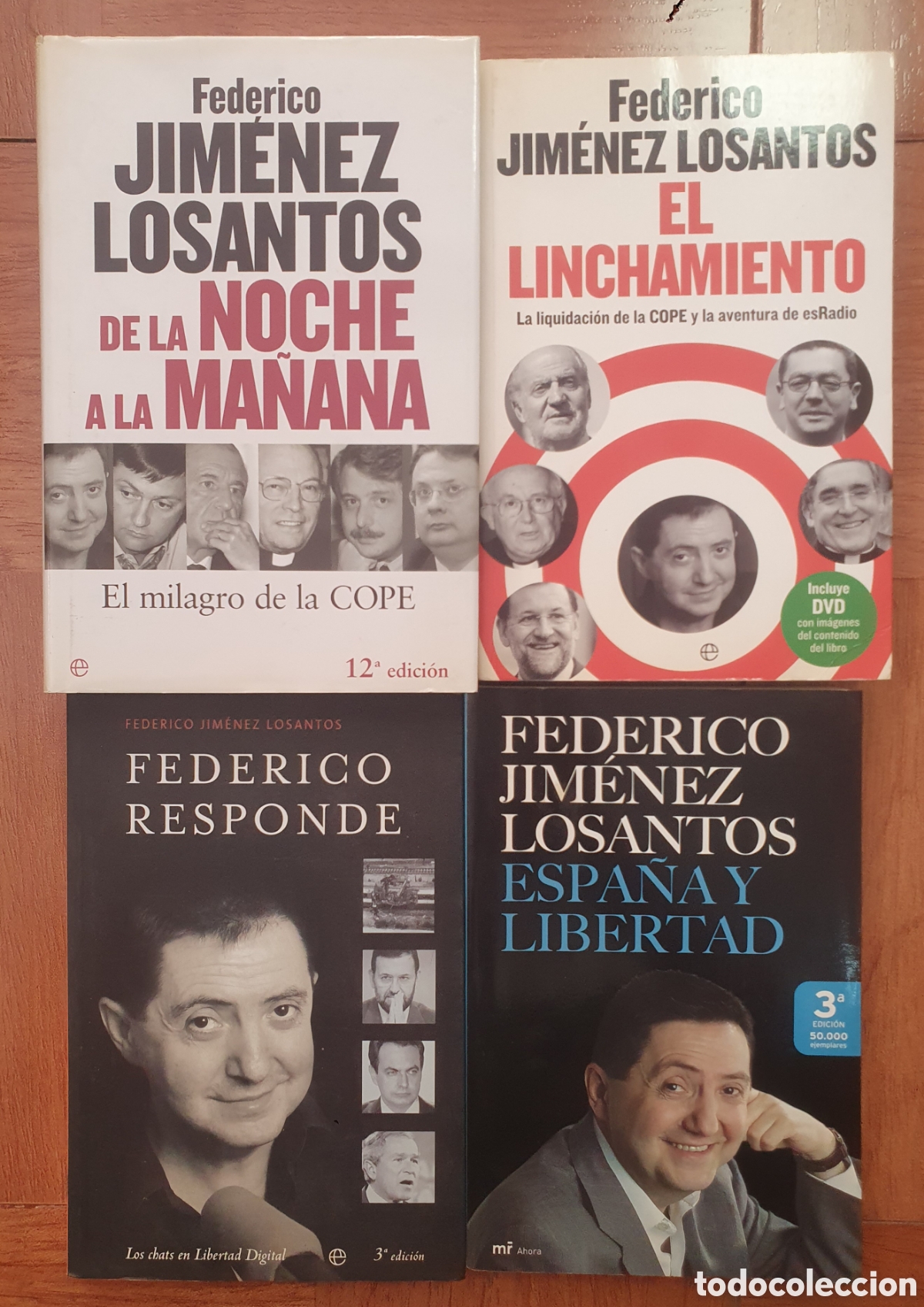 Libros: Lote de 4 Libros � La Esfera de los Libros - Federico Jim&eacute;nez Losantos - Foto 1