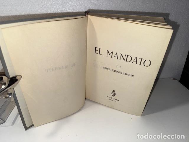 Libros: EL MANDATO MANUEL SANPONS SALGADO - Foto 2