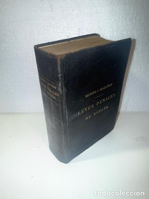 Libri di seconda mano: LEYES PENALES DE ESPA&Ntilde;A LEON MEDINA MANUEL MARA&Ntilde;ON 1923