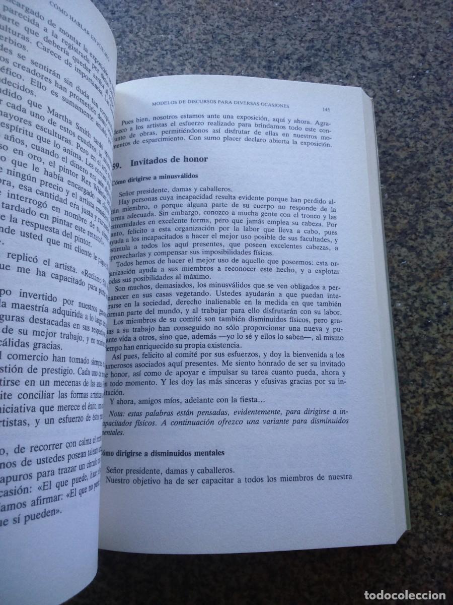 Libros: COMO HABLAR EN PUBLICO -- DEUSTO 1992 -- - Foto 2