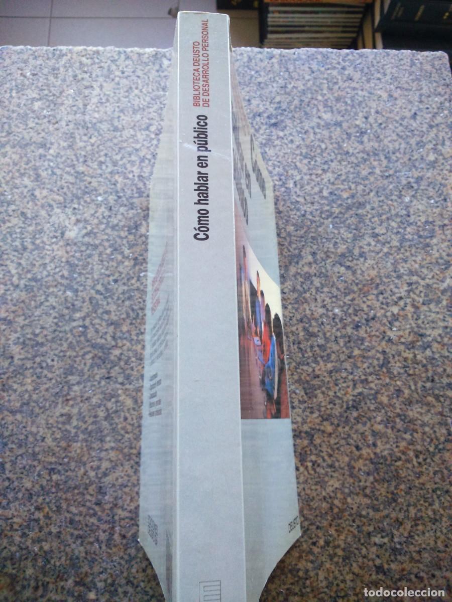 Libros: COMO HABLAR EN PUBLICO -- DEUSTO 1992 -- - Foto 3