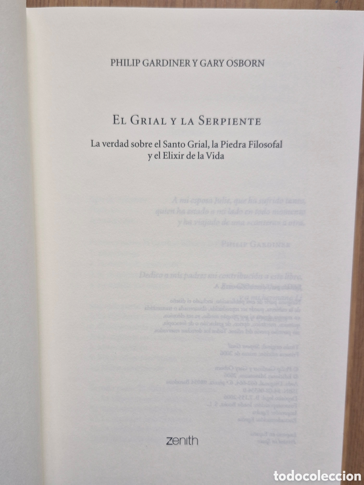 Libros: EL GRIAL Y LA SERPIENTE - Philips Gardiner/ Gary Osborn - Foto 3