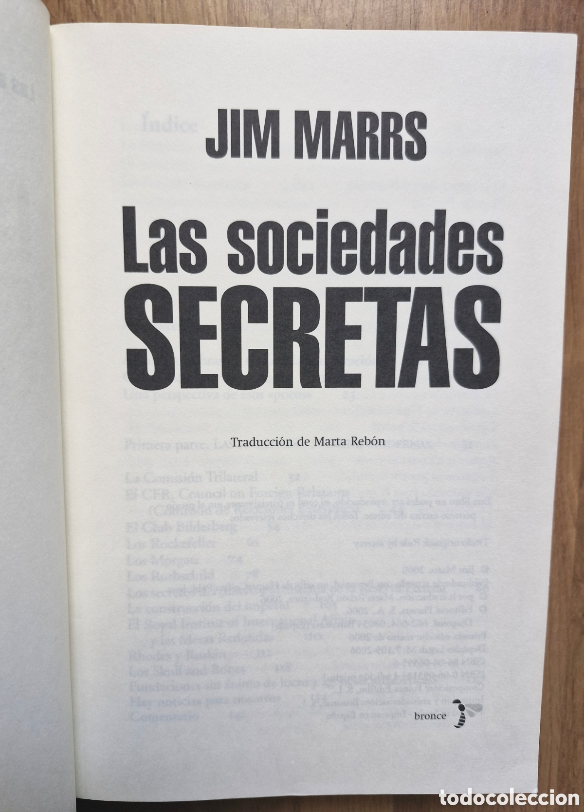Libros: LAS SOCIEDADES SECRETAS - Jim Marrs - Foto 3