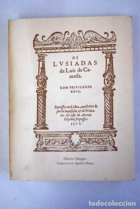 Libros: Os Lus&iacute;adas: edici&oacute;n bilingue.- Camoes, Lu&iacute;s de - Foto 1