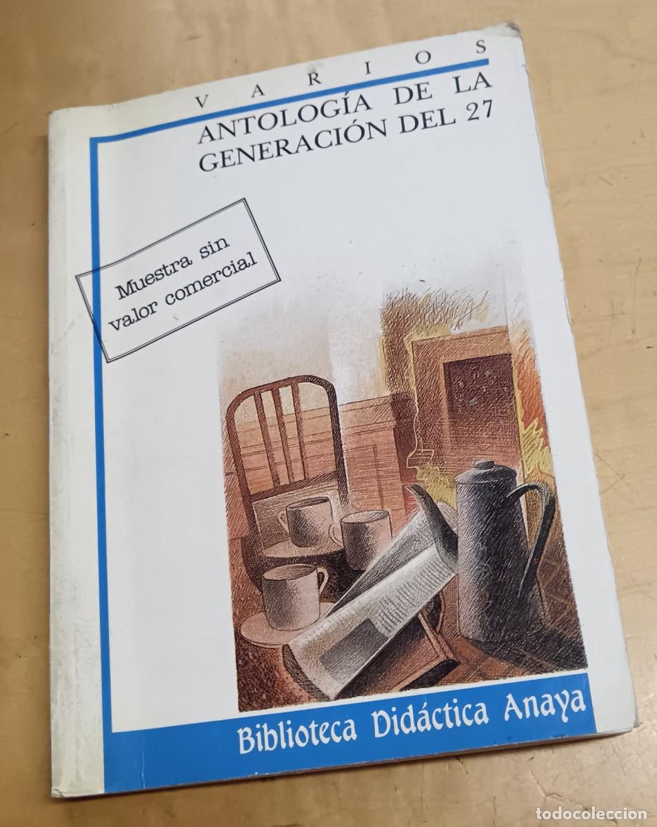 Libros: Antolog&iacute;a de la Generaci&oacute;n del 27 - VV.AA. - Foto 1