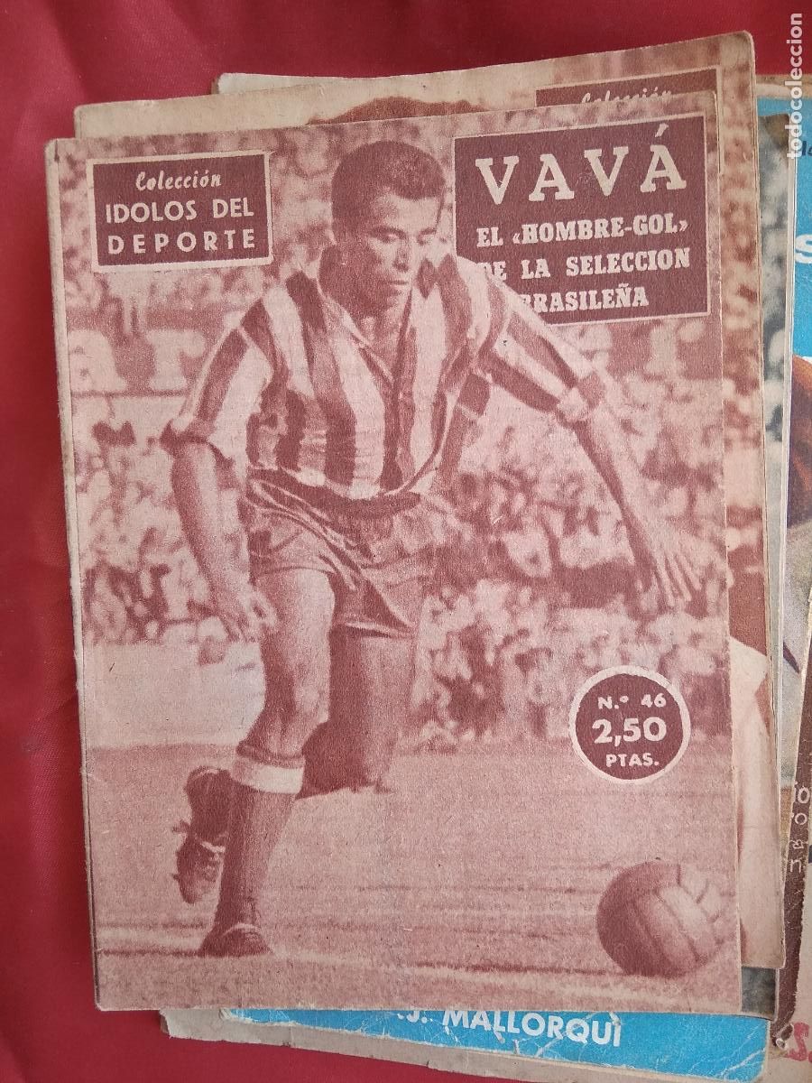 Livres: Idolos del deporte N&ordm;46 Vav&aacute; el hombre-gol de la selecci&oacute;n brasile&ntilde;a N.3882