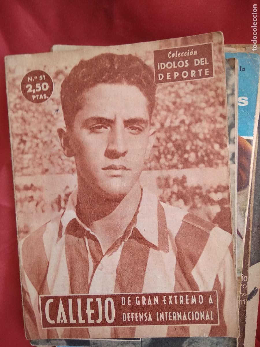 Livres: Idolos del deporte N&ordm;51 Callejo de gran extremo a defensa internacional N.3883