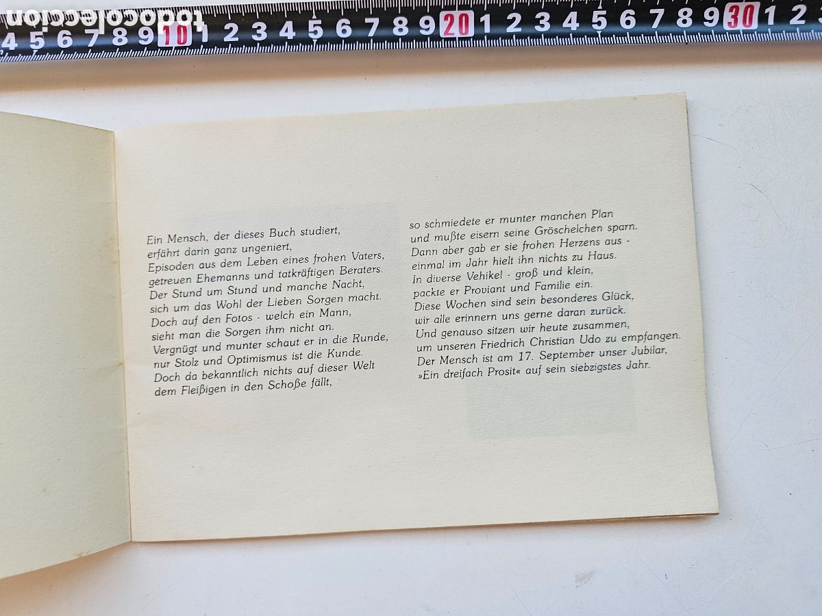 Libros: Librito en Alem&aacute;n Ein Mensch ,un humano 1987 - Foto 3