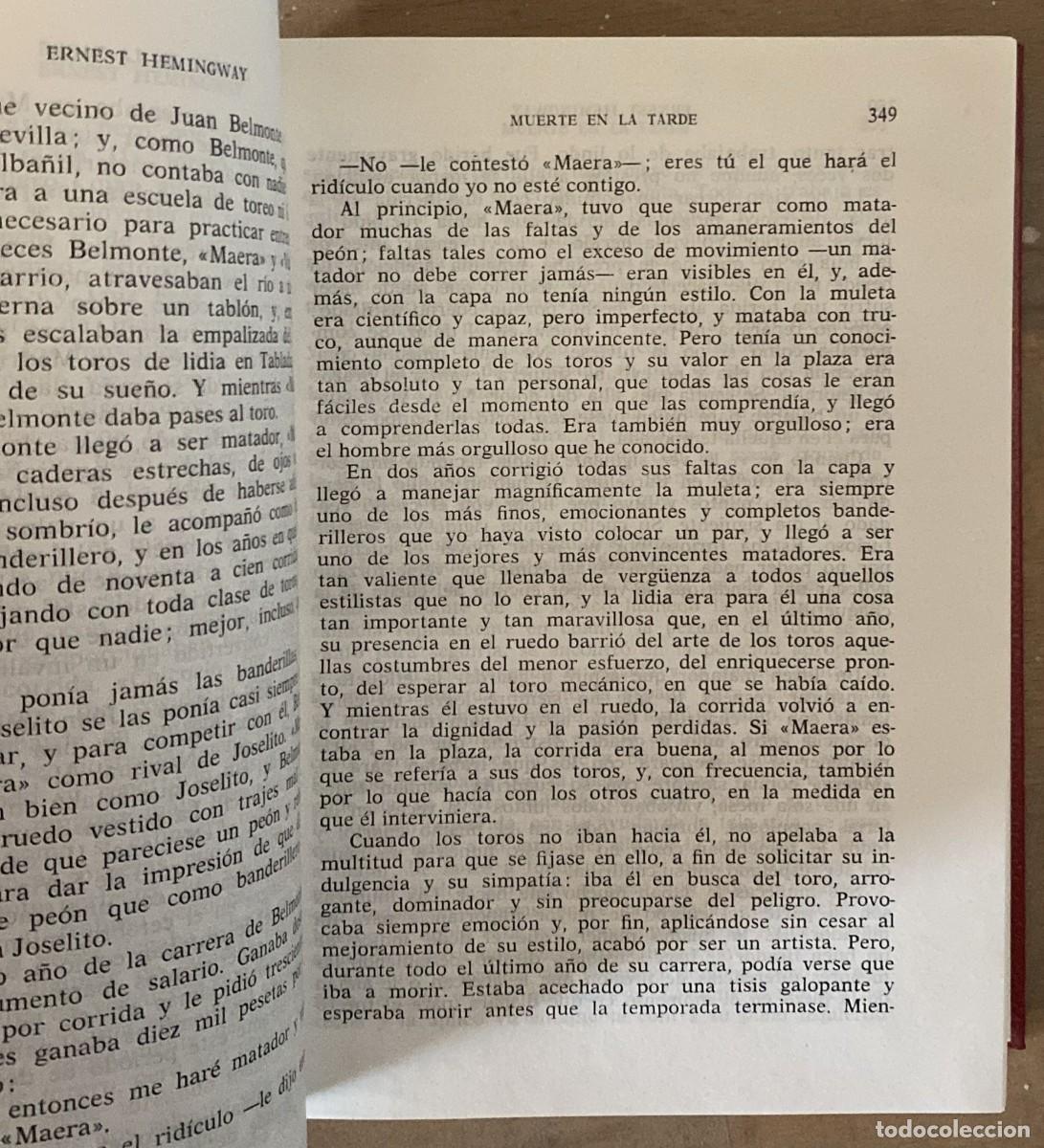 Libros: Obras selectas II - E. Hemingway - Foto 3