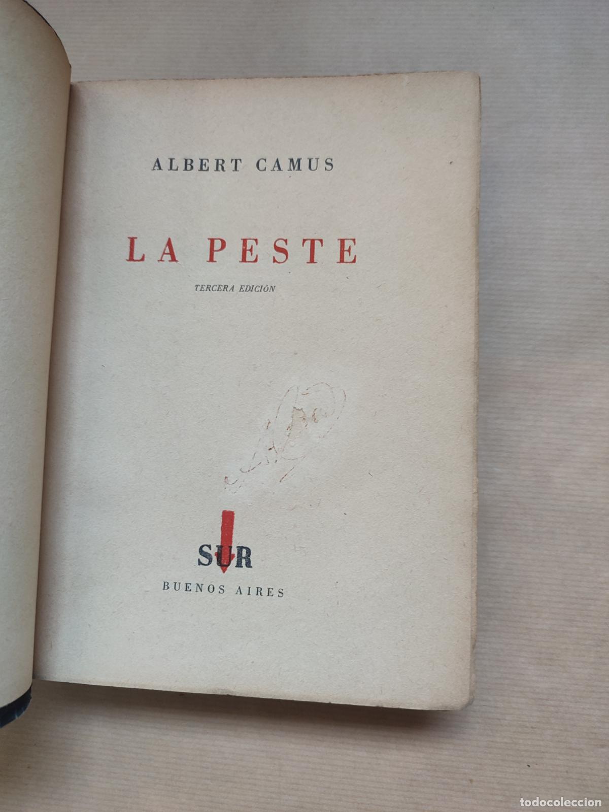 Libros: LA PESTE - &rdquo;CAMUS, ALBERT&rdquo; - Foto 2