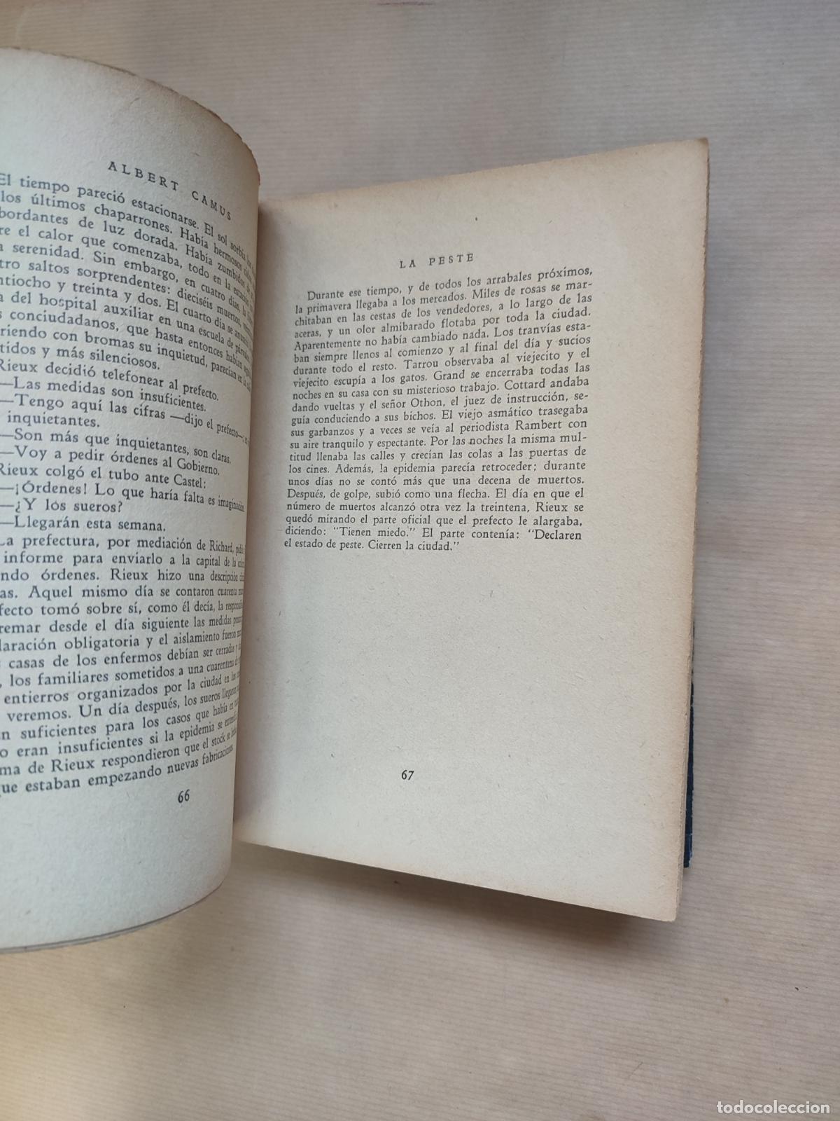 Libros: LA PESTE - &rdquo;CAMUS, ALBERT&rdquo; - Foto 5