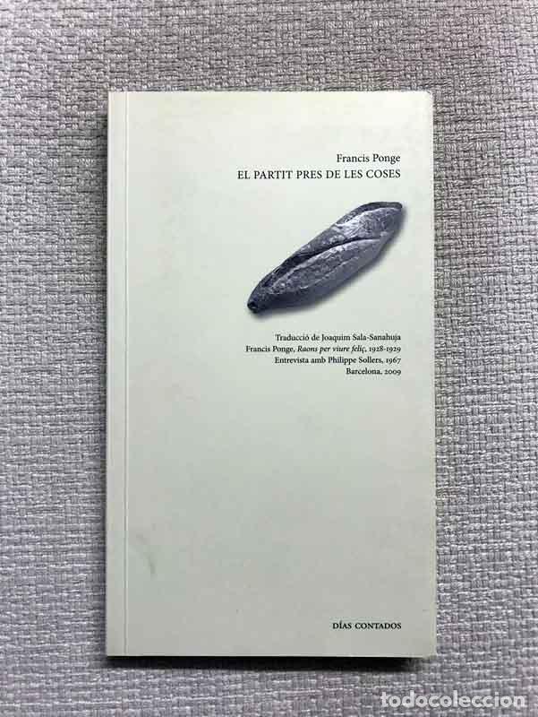 Libros: El partit pres de les coses - Francis Ponge - Foto 1