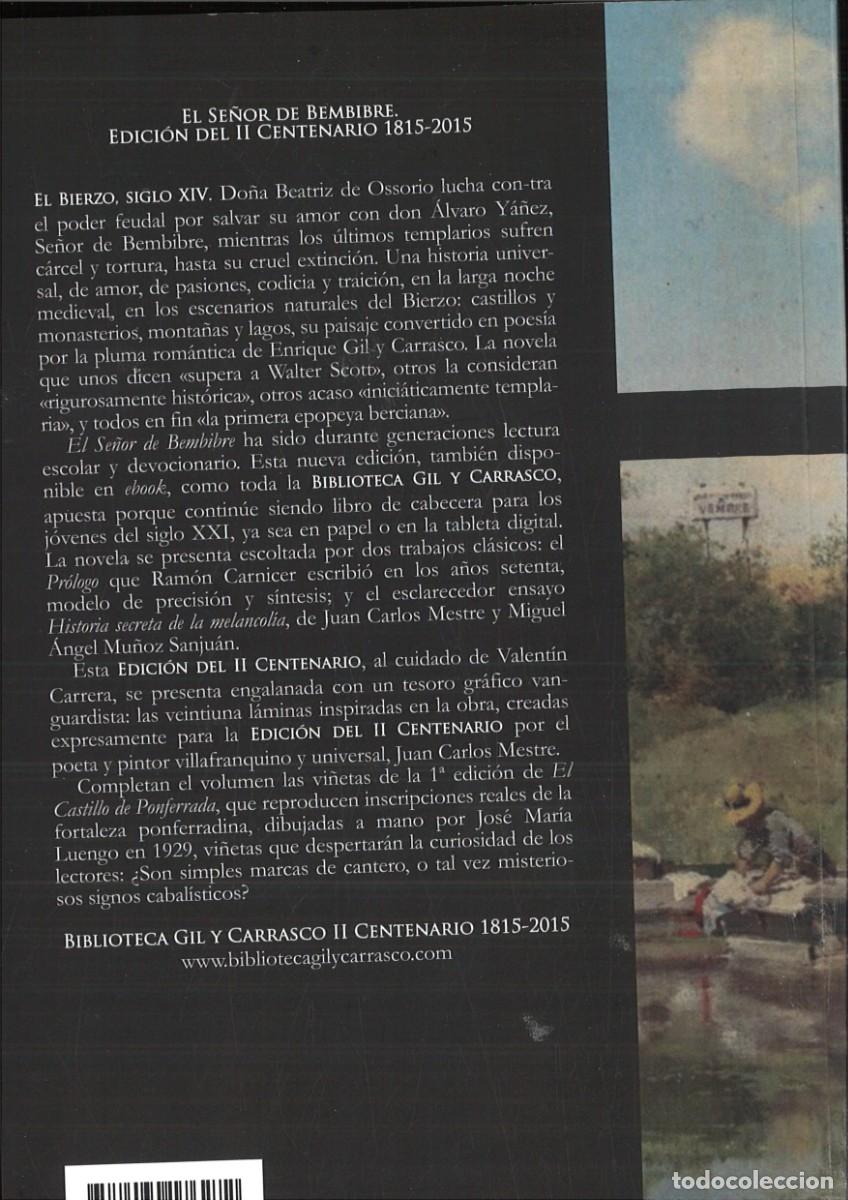 Libros: EL SE&Ntilde;OR DE BEMBIBRE. Enrique Gil y Carrasco - Foto 2