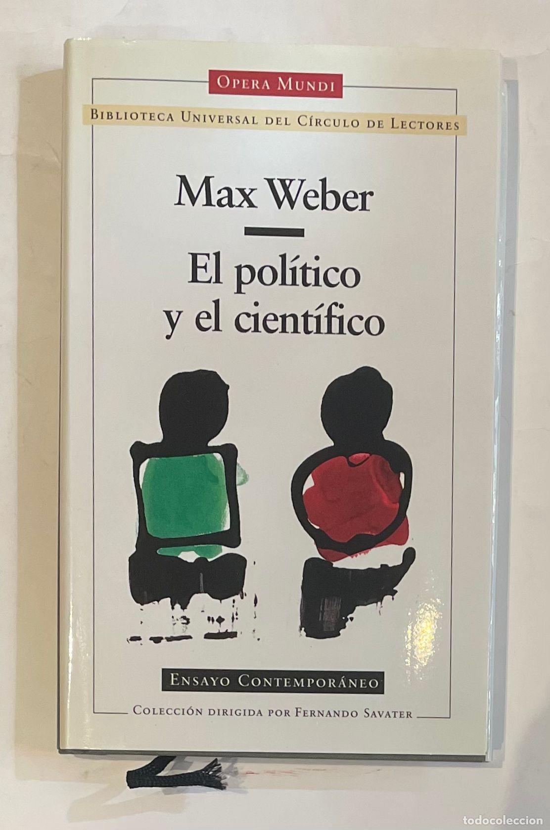 Libros: WEBER, Max. - El pol&iacute;tico y el cient&iacute;fico. - Foto 1