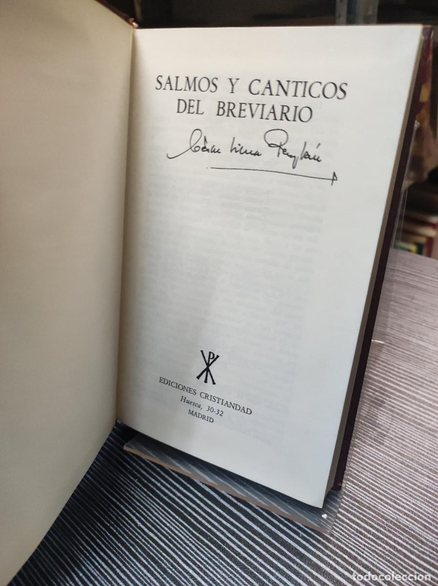 Libros: SALMOS Y CANTICOS DEL BREVIARIO - Foto 2