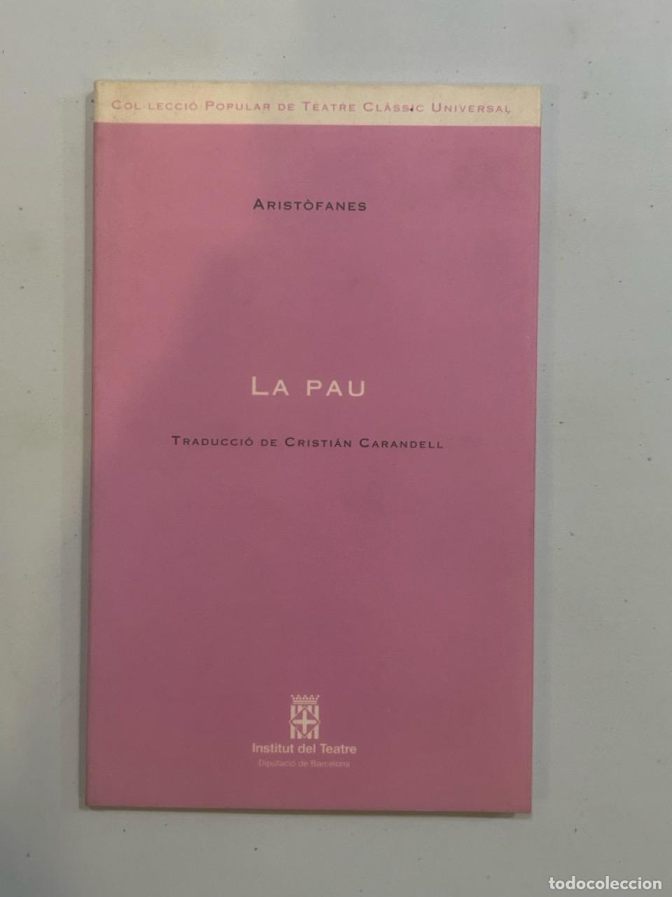 Libros: Arist&ograve;fanes - La pau - Foto 1