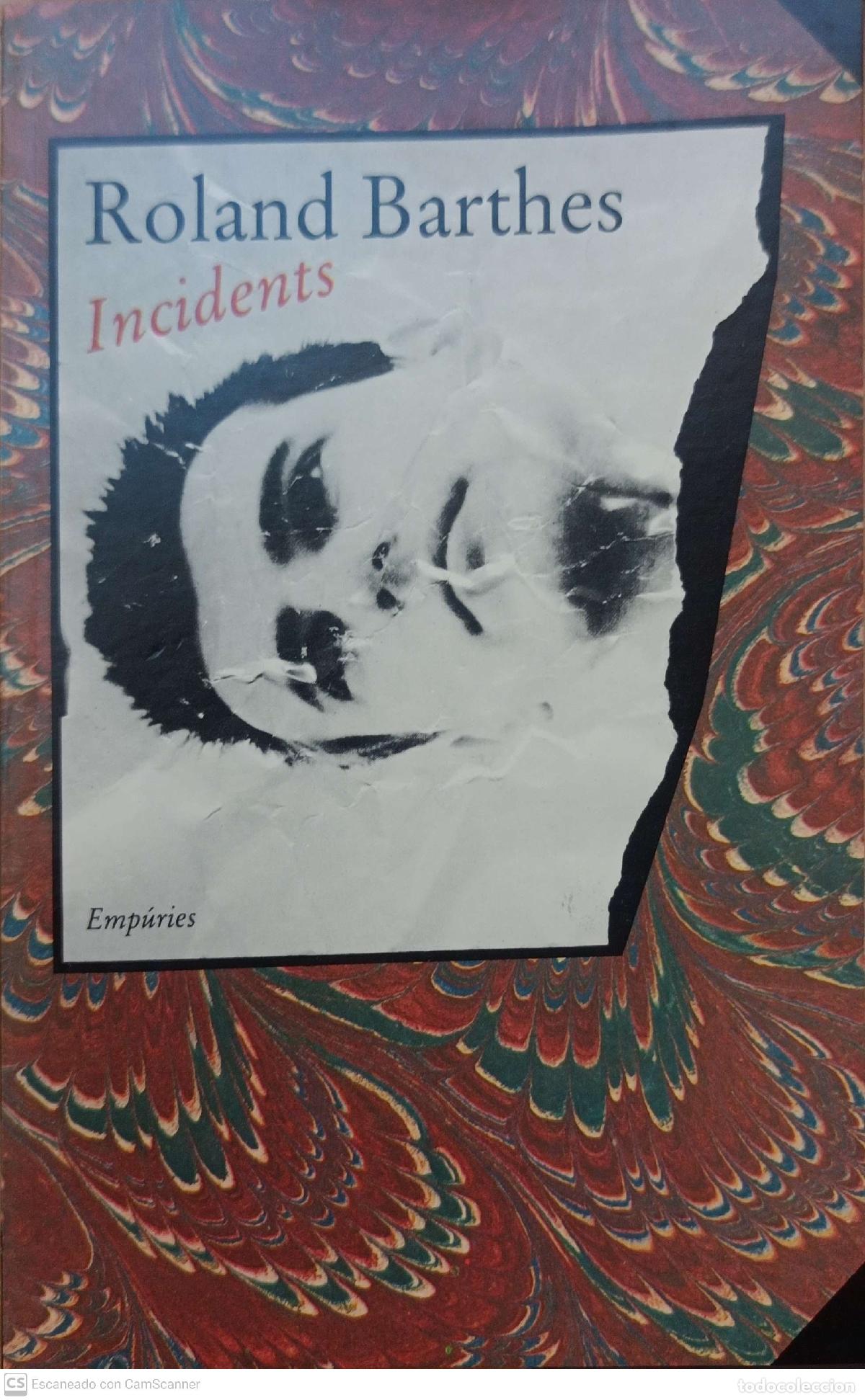 Libros: Incidents - Roland Barthes - Foto 1