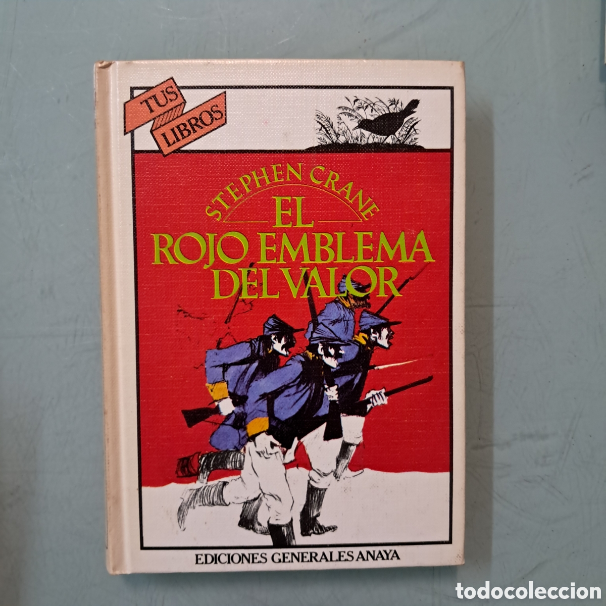 Libros: Tus libros, Anaya, Stephen Crane, El rojo emblema del valor - Foto 1