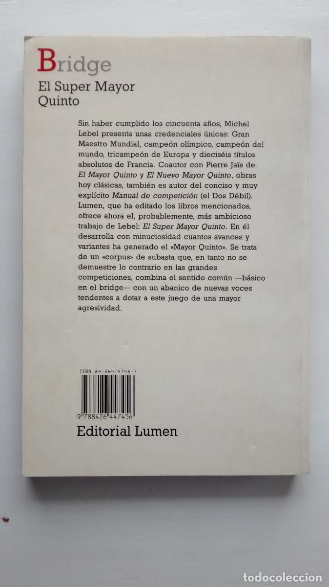 Libros: El super mayor quinto - Michel Lebel - Bridge - Foto 7