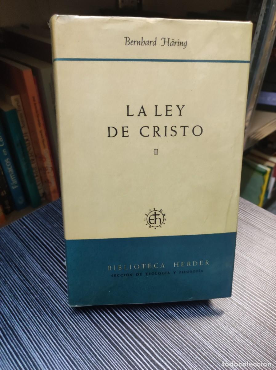 Libros: LA LEY DE CRISTO II. BERNHARD HARING. HERDER - Foto 1