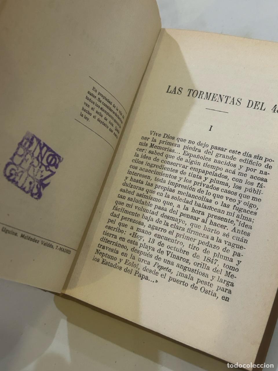 Libros: Benito P&eacute;rez Gald&oacute;s - Las tormentas del 48 - Foto 2