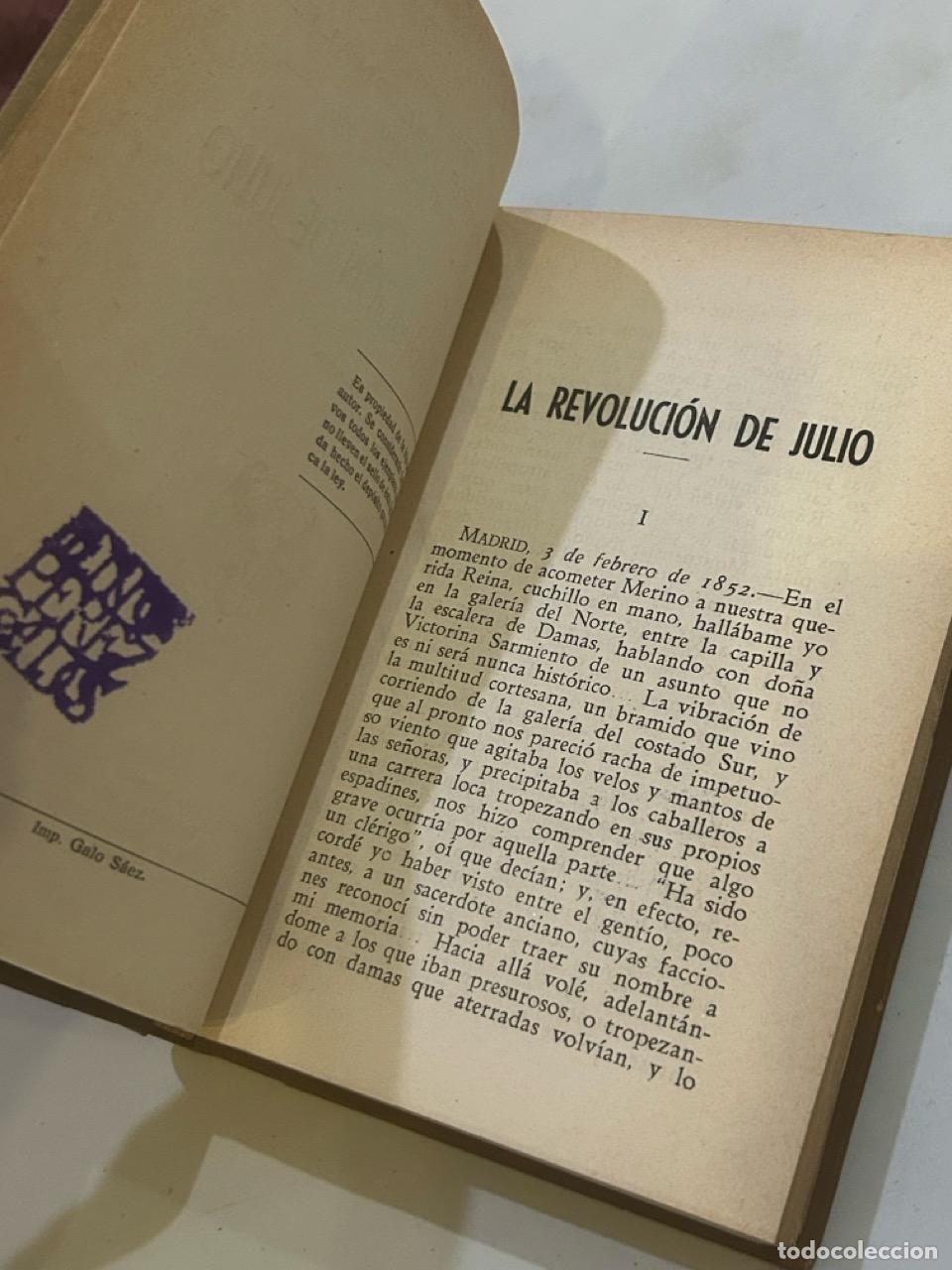 Libros: Benito P&eacute;rez Gald&oacute;s - La revoluci&oacute;n de Julio - Foto 2