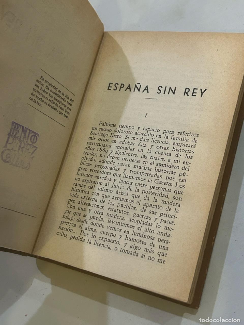 Libros: Benito P&eacute;rez Gald&oacute;s - Espa&ntilde;a sin rey - Foto 2