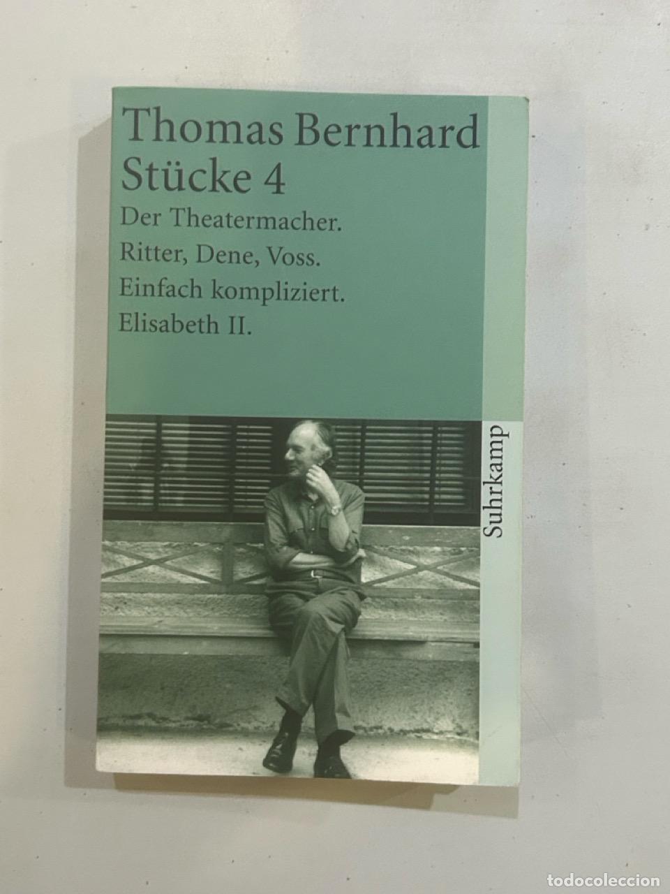 Libros: Thomas Bernhard - St&uuml;cke 4 - Foto 1