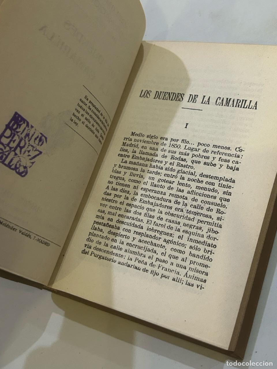 Libros: Benito P&eacute;rez Gald&oacute;s - Los duendes de la Camarilla - Foto 2