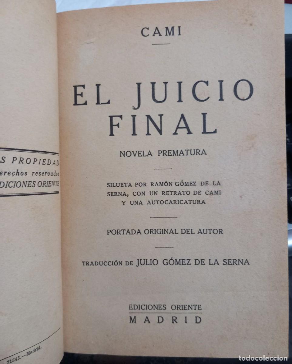 Libros: El juicio final. - CAMI: - Foto 4